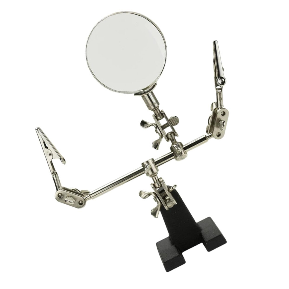 Desktop Magnifier with Adjustable Jewelry Loupe for Precise Detailed Viewing of Jewelry and Antiques for Hobbies and Crafts