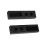 Paire de tringles de placard supportant une capacité de-Noir 1