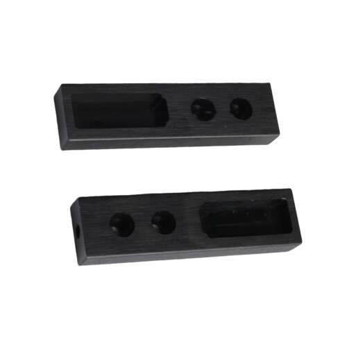 Paire de tringles de placard supportant une capacité de-Noir