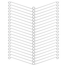 Set van 20 elegante torsiesveerclipaccessoires voor eenvoudige