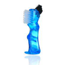 Denture Cleaning Brush with Soft Bristles for Interdental Care and Compact Travel Use