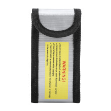 Fire-Extinguishing Battery Pouch for Lipo Charging, Heat-Resistant Battery Protective Bag Safe Storage Flame-Retardant Fiber Explosion-Proof Design wi