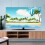 TV Dust Cover 75 Inch Universal Elastic Polyester Protector for Flat and Curved Screens 1