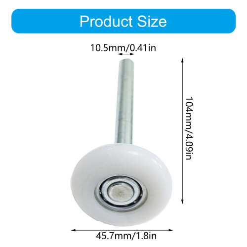 10 Stück robuste Nylon-Garagentorrollen, Dichtungsdesigns, 2
