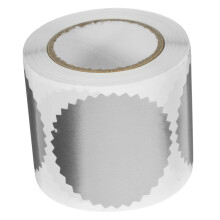 1 Roll Envelope Stamp Sticker Embossing Seal Stickers Certificate Medal Sticker