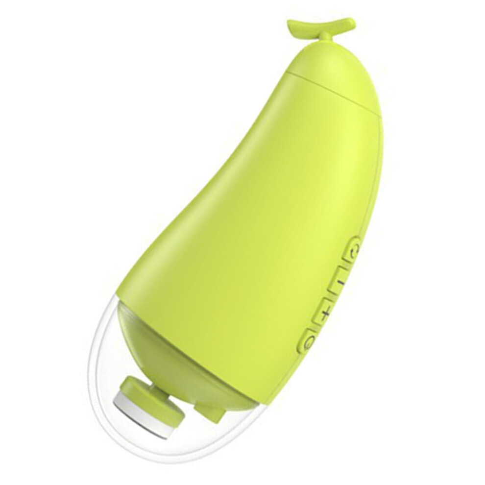 Electric Baby Nail Trimmer With 6 Grinding Heads, Quiet Automatic Nail Cutter For Infants Green
