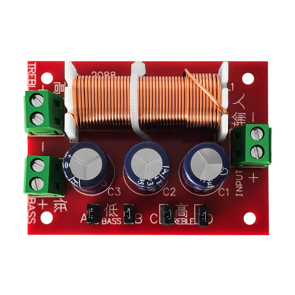 2Way Crossover Module Diy For Speakers 400W Twoway Speaker Audio Frequency Divider Audio Splitter 9347817878219