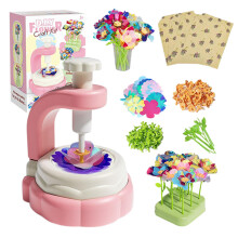 Fabric Flowers for Crafting, Floral Toys for Kids DIY for Travel, Kindergarten, Gift