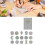 45Pcs Journal Sticker Paper PET Adhesive Sticker 1