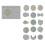 45Pcs Journal Sticker Paper PET Adhesive Sticker 9