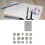 45Pcs Journal Sticker Paper PET Adhesive Sticker 3
