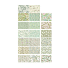 40Pcs Junk Journal Sticker Decals Gift Wrapping Scrapbook Flowers Pattern