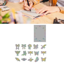 45 Stück PET Journal Sticker, liebevoll gestaltet, 20 g für Heimdekoration