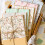 40Pcs Junk Journal Sticker Decals Gift Wrapping Scrapbook Flowers Pattern 5