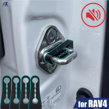 Deurvergrendelingsdemper voor Toyota RAV4 2000-2021 2022 2023 Geluidsdichte isolatie Stille Dove Geluidsdichting Stopper Demper