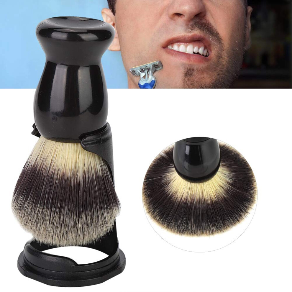 Black Acrylic Shaving Brush Holder With Stable Support For Quickdrying Beard Brush Stand