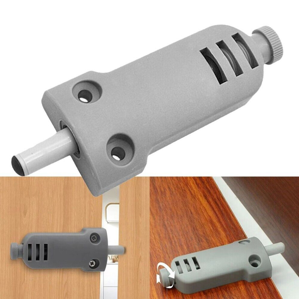 1Pc Cabinet Catches Invisible Damper Buffer Wardrobe Stopper Hardware Push Type Rebound Device Abs Cabinet Door Drawer Accessori 6935161445480
