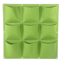 Vertical Garden Planter Wall Hanging Flower Pot Eco Friendly Felt Breathable Material Durable Construction Decorative Plant Bag Corrosion Resistant Au