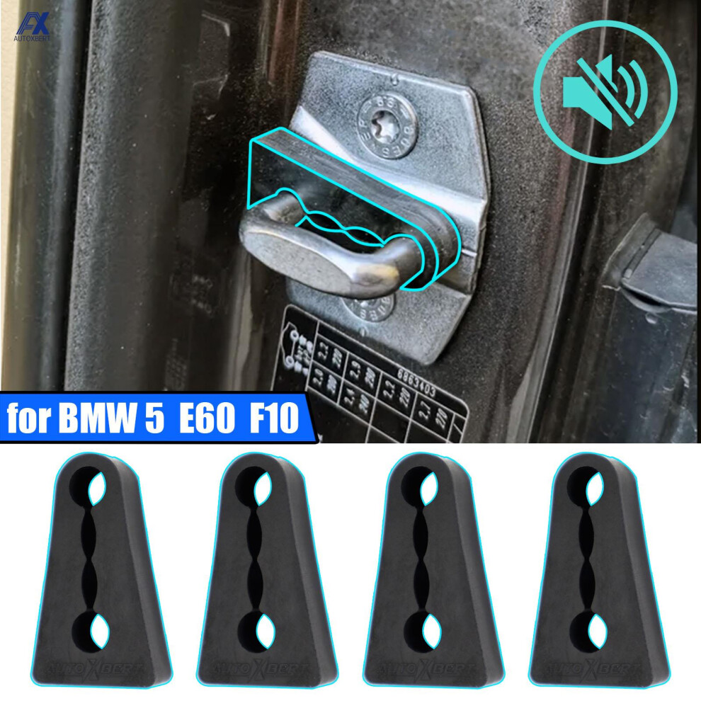 Door Lock Buffer Damper For Bmw 5 Series E60 E61 F10 F11 F07 Soundproof Insulation Quietâ Screaks Deaf Creaking Noise Seal 6935161459128
