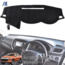 Armaturenbrettabdeckung für Mitsubishi Triton L200 MQ MR GLX GLS GLS GLR 2016 - 2020 Armaturenbrettabdeckung Matte Armaturenmattenpolster Sonnenschut