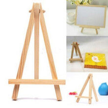 1 PCS Mini Artist Houten Ezel Houten Trouwtafel Kaartstandaard Displayhouder voor feestdecoratie 15 8 cm Triange Ezel