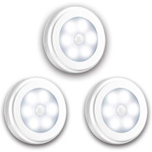 Bewegingssensorlampen voor binnen, op batterijen werkende ultralichtbron van hoge kwaliteit, eenvoudig te installeren draadloze verlichting voor