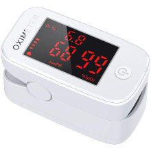 Draagbare vingertop-pulsoximeter, nauwkeurige bloedzuurstofsaturatiemeter met OLED-scherm, ideaal voor fitness- en luchtvaartliefhebbers (wordt