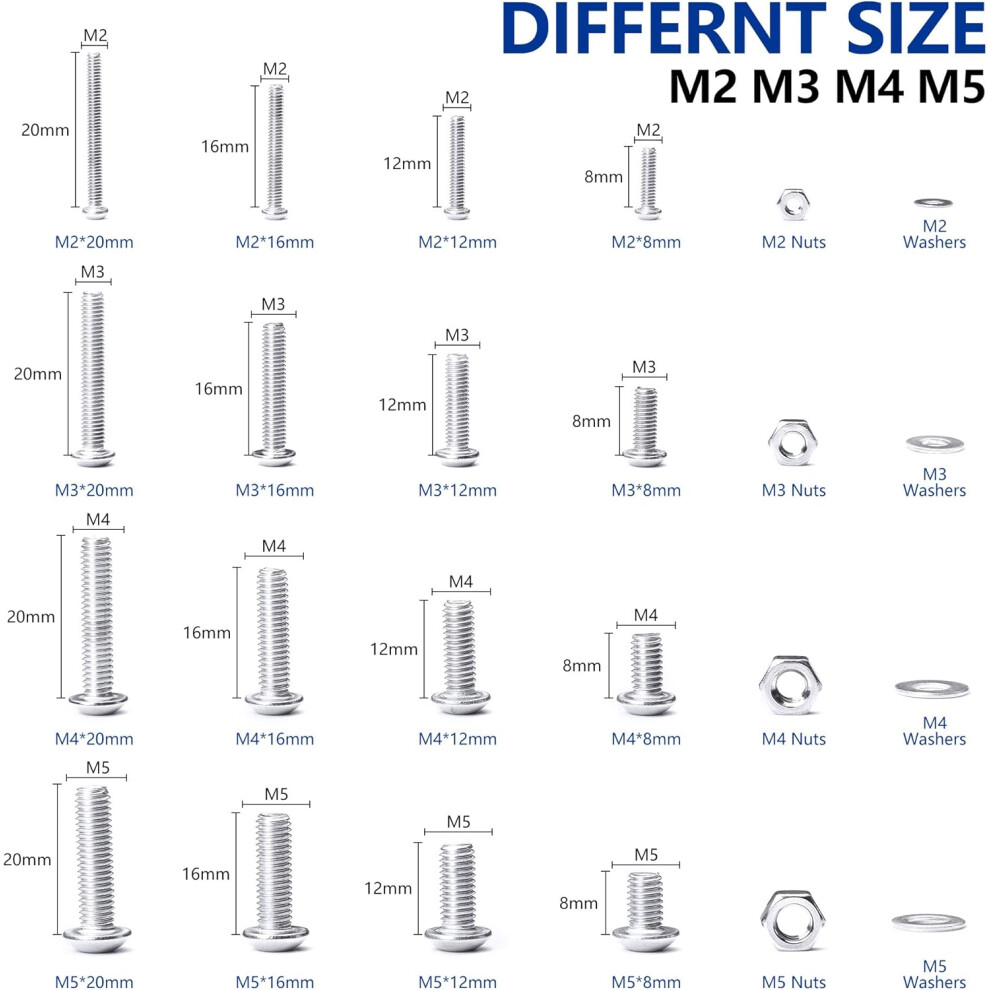 12.9 Grade Stainless Steel Hex Wrenches Included, Socket Head Cap Screws For Electronic Products, Precision Within 0.01Mm, Superior Quality Corrosion 9128293537940