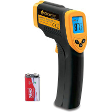 Infrarot-Thermometerpistole zum Kochen, Grillen, für Autoreparaturen und Heimwerkerarbeiten, hochpräzise mit einstellbarem Emissionsgrad von 0,1