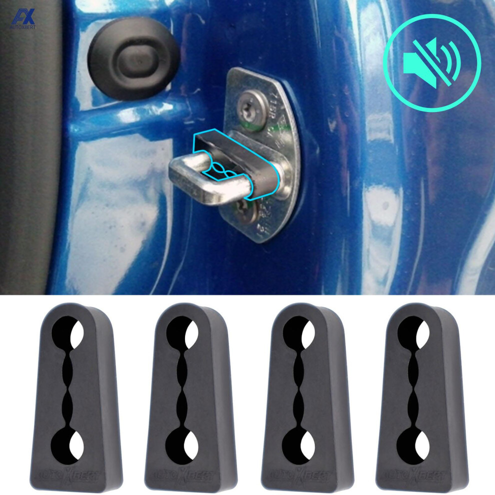 Door Lock Buffer Damper For Renault Duster 2 Captur Kaptur Arkana Fluence Soundproof Insulation Quietâ Deaf Creaking Noise Seal 6935161459036