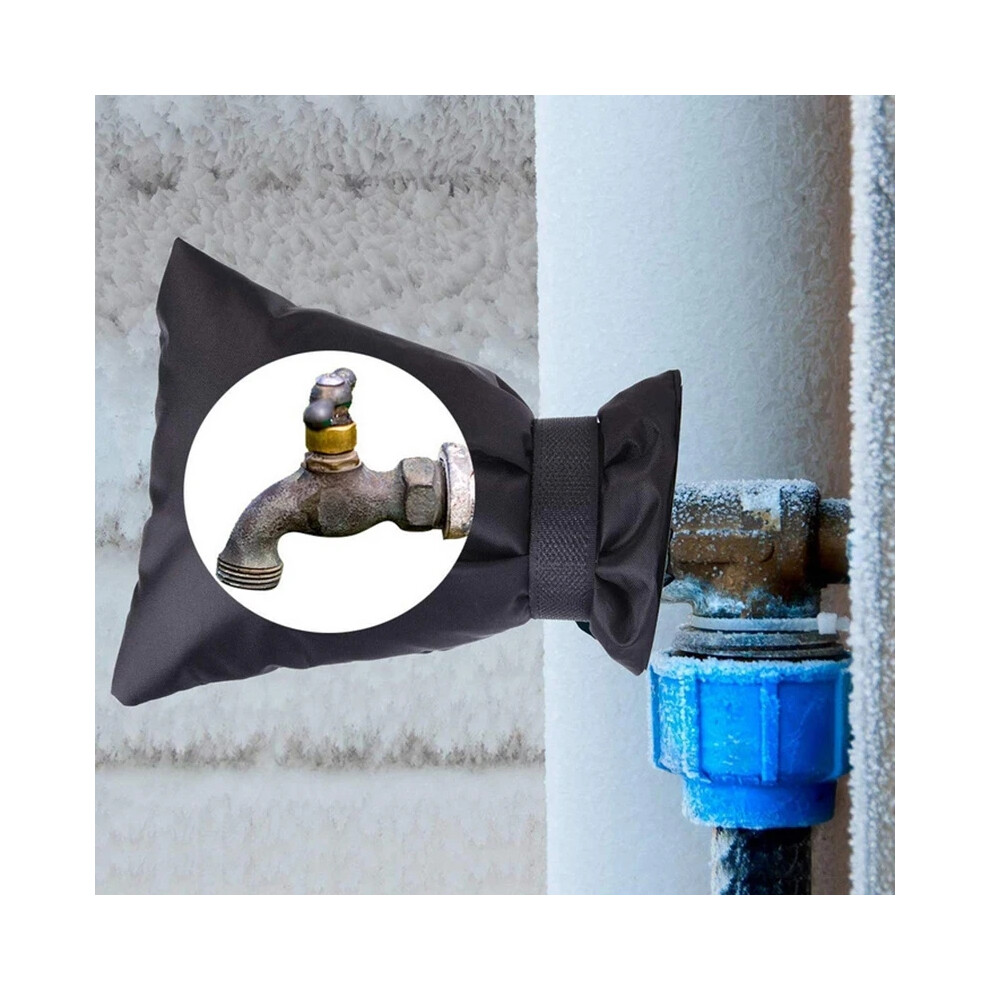 Outdoor Faucet Cover Anti-Freeze Hose Bib Water Faucet Protector Frost Protection Cover Winter Saving Tap 6935161450361