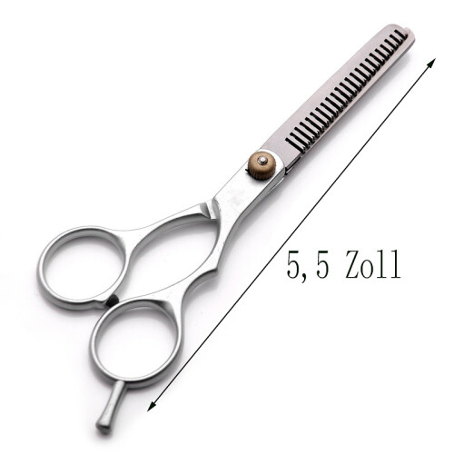 Barber's Precision: Ψαλίδι λεπτής κοπής από ανοξείδωτο ατσάλι με επίστρωση πάγου και 1