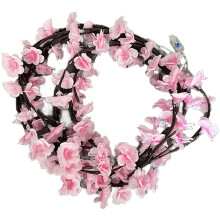 Sakura Glow Branch LED für Kirschblütenranke mit 8 Lichtmodi, USB-betriebene dekorative rosa Blumen für Zuhause