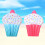 Inflatable pool float cakeshaped, thickened PVC floating mat for adults 2