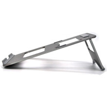 Stijlvolle, lichtgewicht laptopstandaard, opvouwbaar en draagbaar met extra koeling voor apparaten van 10-15 inch, universeel compatibel met MacBook,