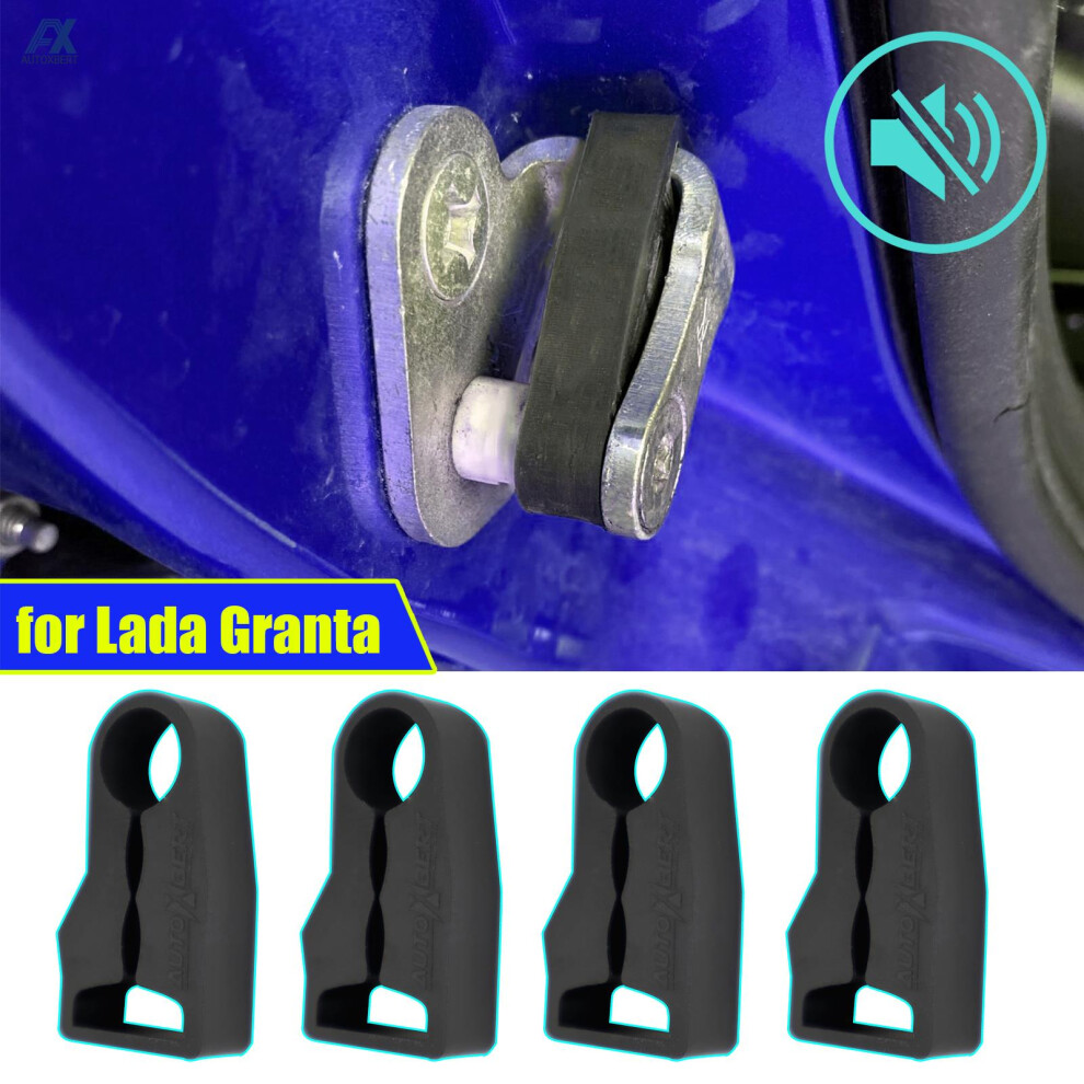 Car Door Lock Sound Deadener Damper Buffer For Lada Granta Kalina Datsun Rattling Screaks Quiet Noise Deaf Soundproofing Seal 6935161458985