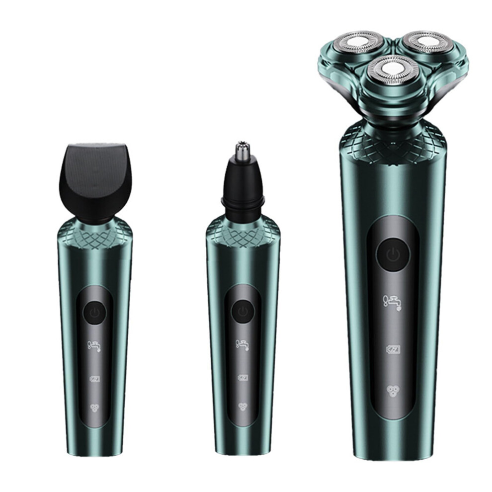 Electric Shaver for Men with 360 Floating Heads, USBC Fast Charging Beard Trimmer, IPX7 Waterproof