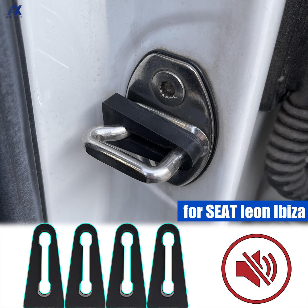 Car Door Lock Sound Deadener Damper Buffer For Seat Leon Altea Ibiza Toledo Alhambra Interior Soundproof Stopper Creak Noise 6935161457650
