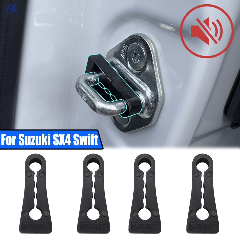 Sound Damper Door Lock Buffer For Suzuki Sx4 S-Cross Swift Neo Baleno 2006 2007 2008 Rattling Stop Soundproof Deaf Seal Deadener 6935161462593