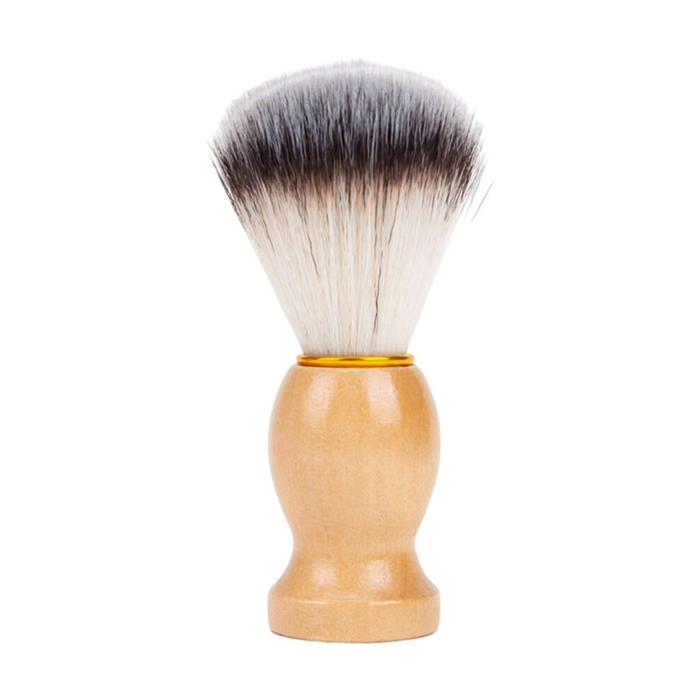 Shaving Brush, Pack of 2, Men's Wood Handle, Hair Shaving Brush