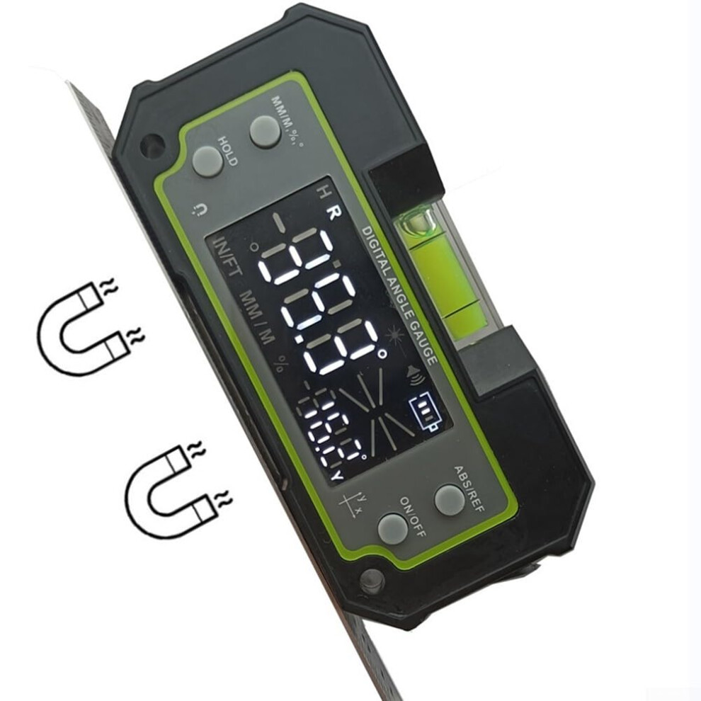 Digital Angle Meter Dc170w With Lcd Backlight For Precise Angle Measurement In Any Environment 9189345190124