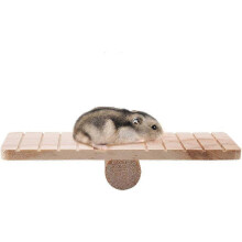(As show, One size) Wooden rocking chair hamster toy small animal game house cage chewing toy pet accessories hamster gerbil guinea pig squirrel