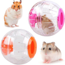 (As show, One size) 2 Hamster Boule Transparent Mignon Hamster Boule Hamster Exercice Ball