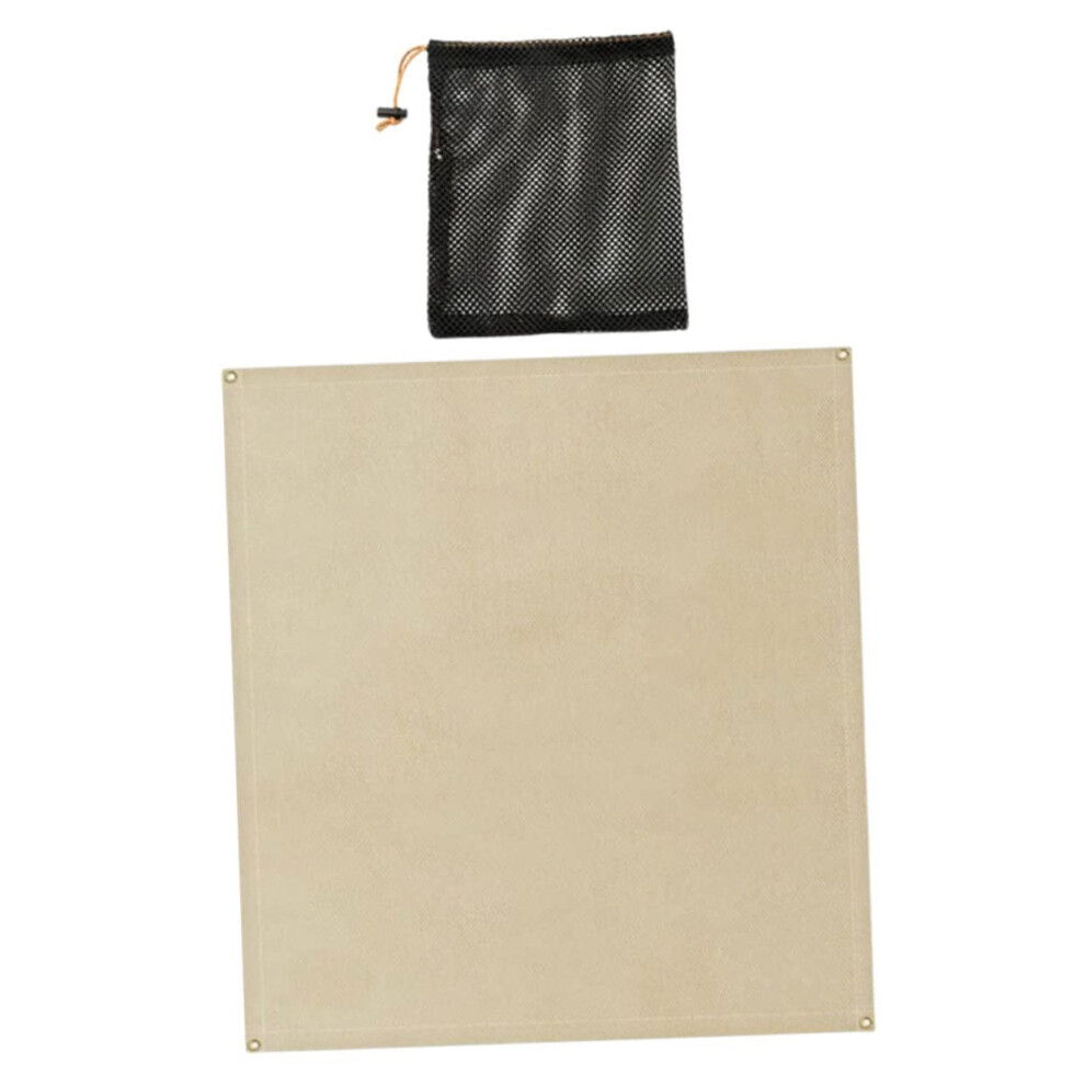 Fireproof Grill Mat And Fire Resistant Camping Blanket 93X80cm For Outdoor Bbq And Campfire Safety 9382693579973