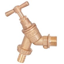 Brass Garden Tap 1/2 Inch Outdoor Bib Tap with LeakProof Double Check Valve and Hose Connector