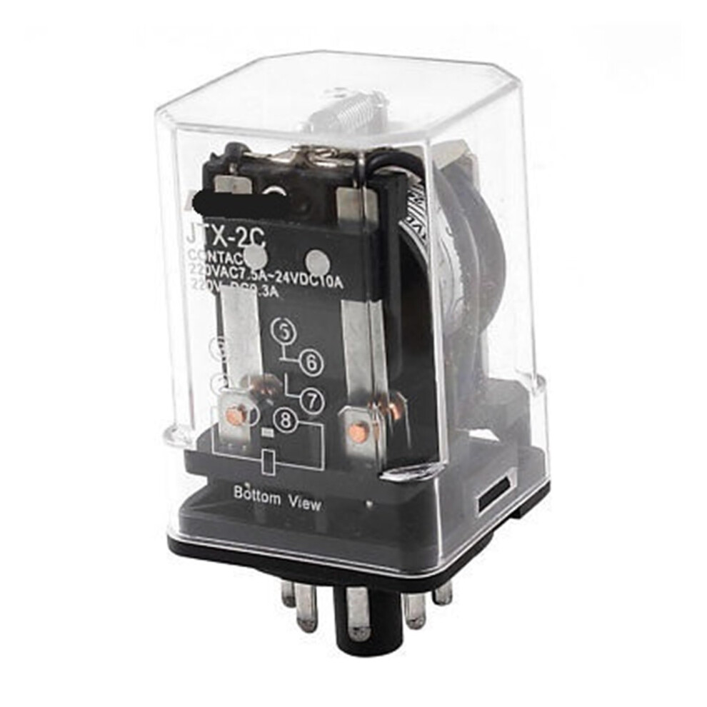 Electromagnetic Relay 8Pin Dpdt 24V Dc Coil For Reliable Motor Control And Dual Circuit Switching 9189345190179