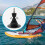 Windsurfing Base Tendon Adjustable Mast Base 360 Degree Rotation Joint Windsurf Mast Base Replacement Universal Sailboard Joint 3