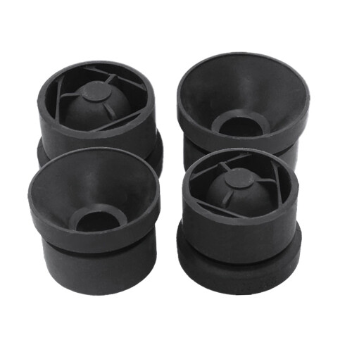 4Pcs Engine Cover Grommet Rubber Bumper Set for Vibration Reduction and Easy Mounting
