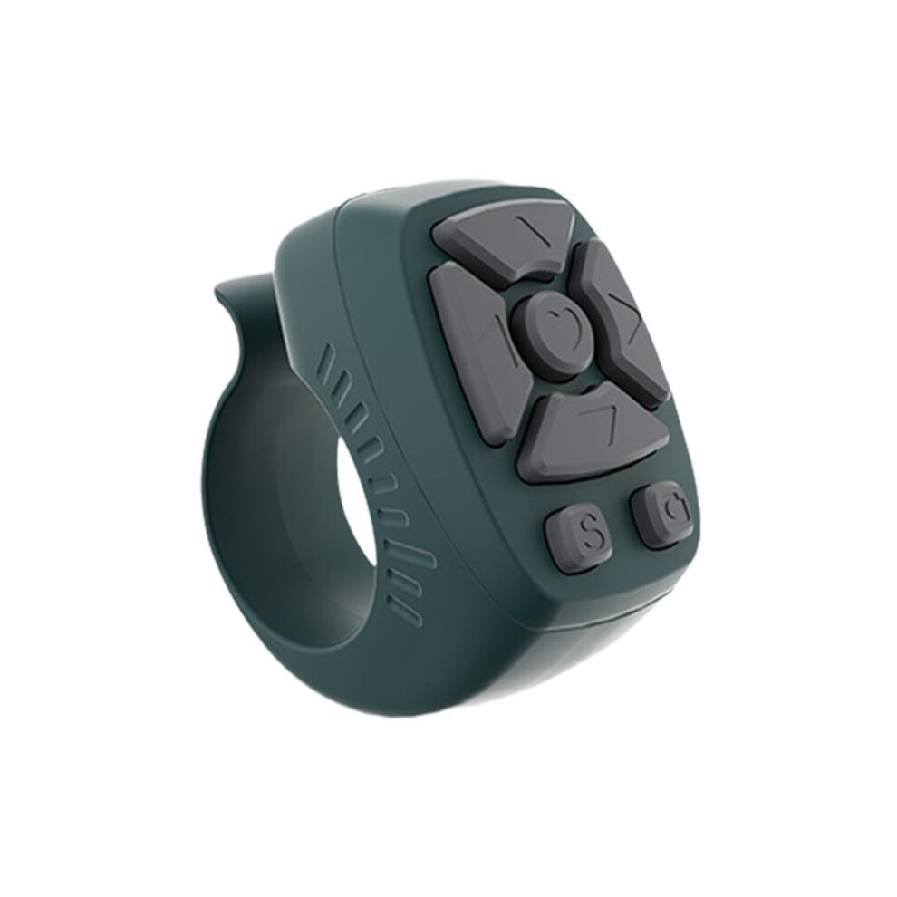 Bluetooth Remote Control With 7 Buttons For Selfies, Page Turning And Scrolling, Green 9382693289339