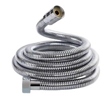 1 piece 1.5 m shower hose, improved stainless steel shower pipe, kinkresistant and leakproof, pressure resistance, universal G 1/2.